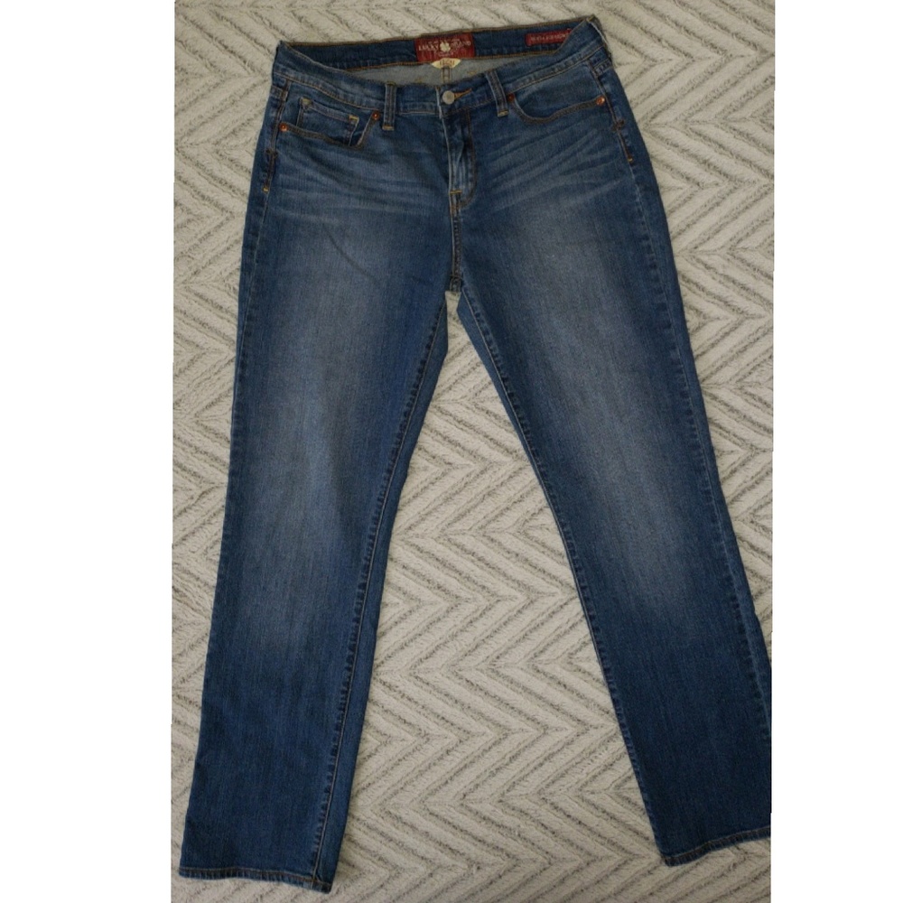 Lucky brand straight leg jeans 12/31 regular